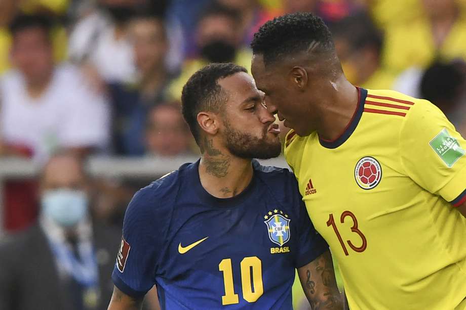 Yerry Mina y otro duelo caliente con Neymar.