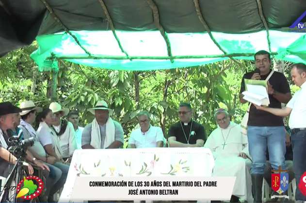 Después de 30 años, exFarc reconocen asesinato del padre José Antonio Beltrán