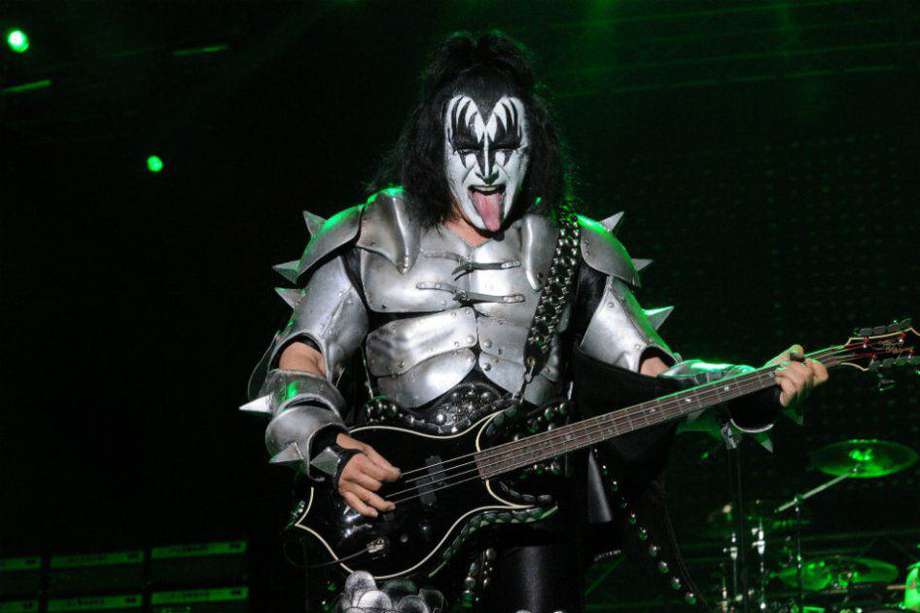 Gene Simmons durante el concierto de Kiss en Bogotá, en 2009. /David Campuzano - El Espectador