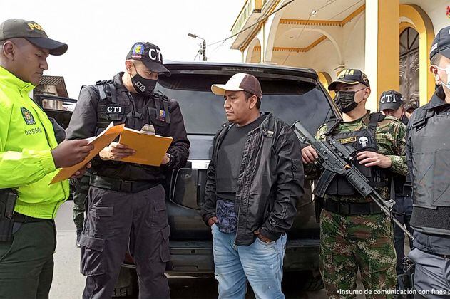 Capturan a supuesto disidente de las Farc mientras iba en camioneta de la UNP