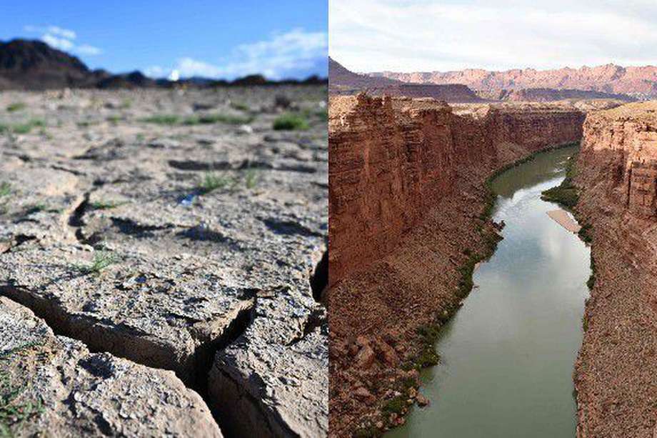 El río Colorado tiene una longitud de 2.333 kilómetros.