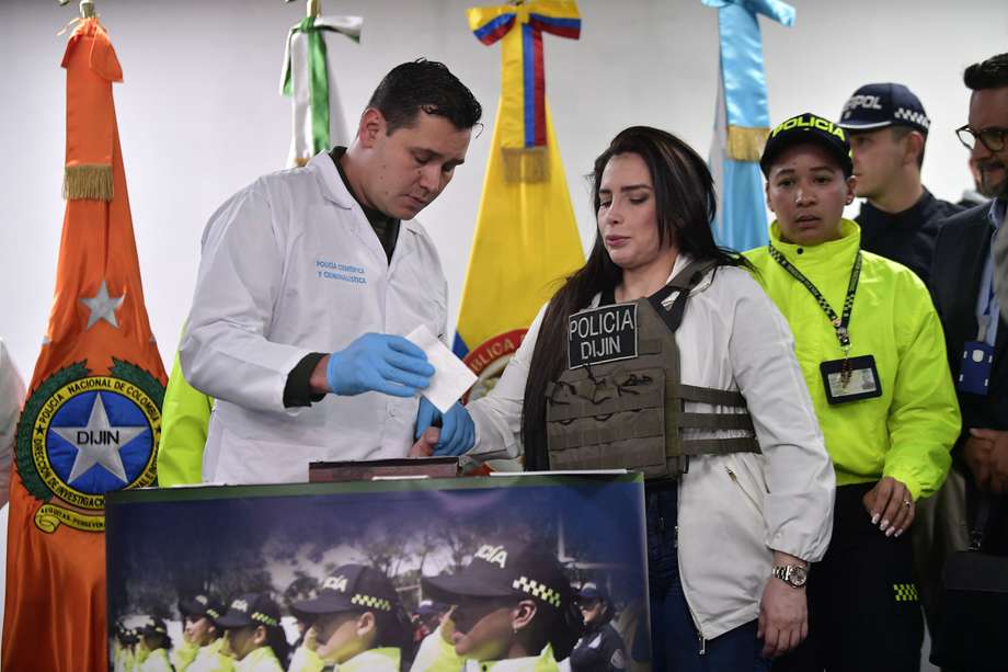 Llegada de Aida Merlano Rebolledo, después de ser deportada por el gobierno venezolano hacia Colombia