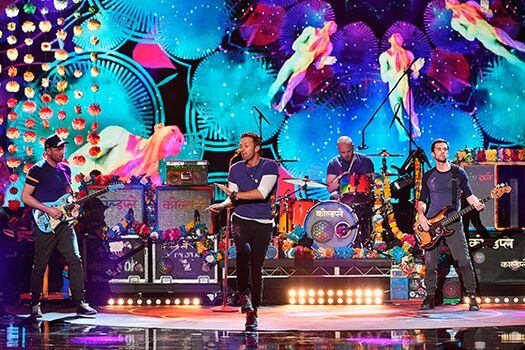 Coldplay en concierto. / AFP