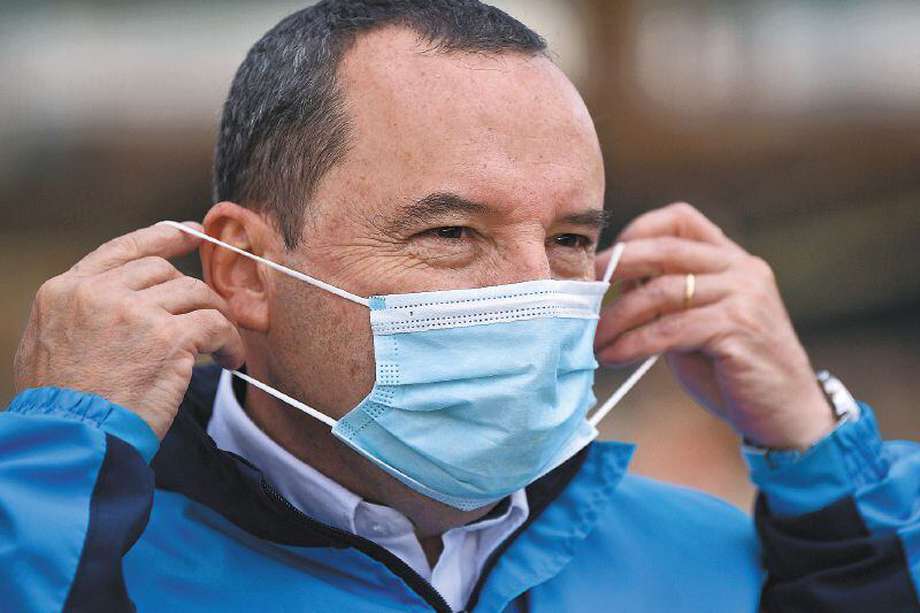 El secretario Alejandro Gómez ha estado al frente de la pandemia en Bogotá. 