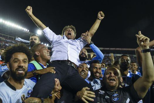 Renato Gaucho, entrenador de Gremio.  / AFP