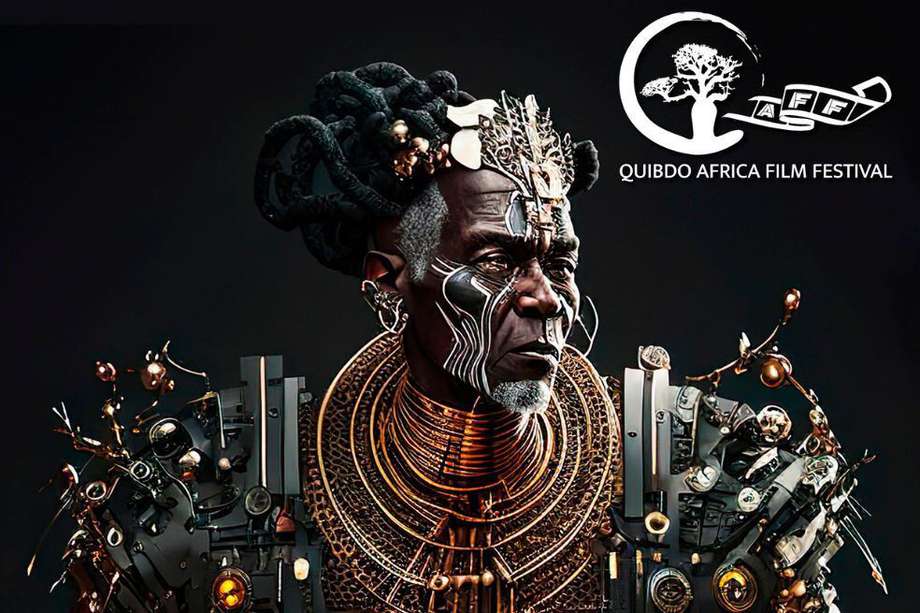 Imagen oficial modificada del Quibdó África Film Festival 2023.