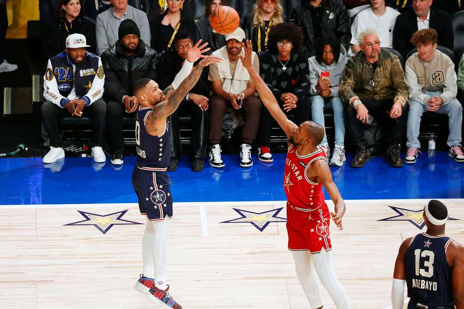 Damian Lillard, figura del All-Star Game de la NBA. 