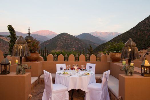 En Kasbah Tamadot, Marruecos, podrá vivir una experiencia de lujo inolvidable.