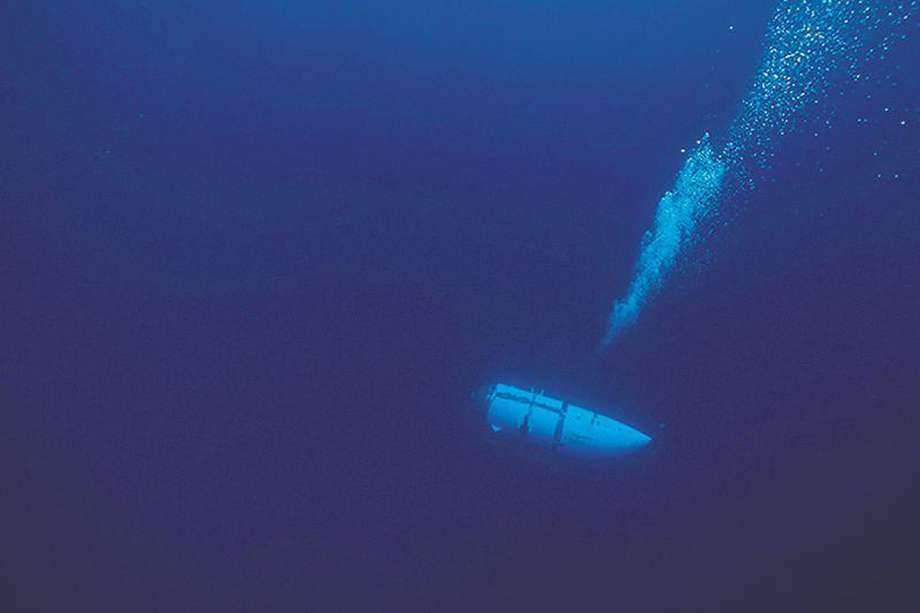 El sumergible Titán perdió contacto dos horas después de haber iniciado su inmersión, que debía durar siete horas para ver el Titanic, el 18 de junio. / OceanGate