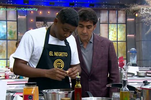 En cuanto a su participación en ‘Masterchef’, ‘El Negrito’ ya es uno de los 10 mejores cocineros de la cocina más importante del país.
