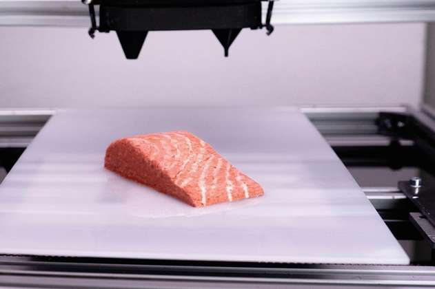 Empezarán a vender en supermercados el primer salmón impreso en 3D