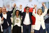 Socialistas buscan formar coalición en Cataluña y rechazan investir a Puigdemont