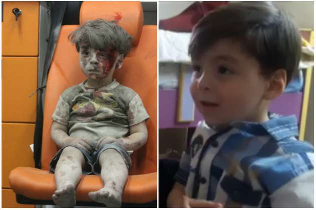 Omran, el niño símbolo del horror en Siria 10 meses después del bombardeo en Alepo