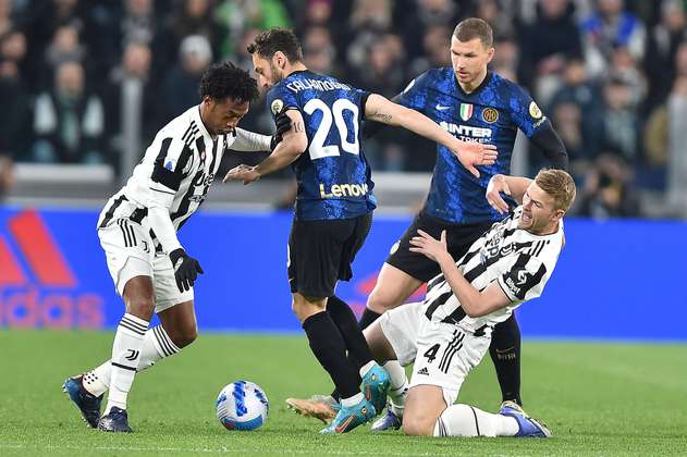 Inter le ganó el clásico a Juventus, que tuvo a Cuadrado de titular