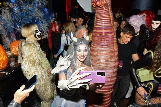 El impresionante disfraz que lució Heidi Klum en su fiesta de Halloween