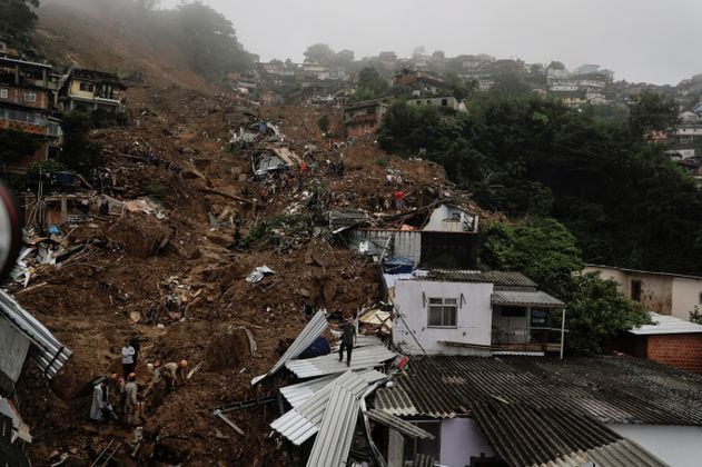 Lluvias torrenciales causan catástrofe en Petrópolis, Brasil