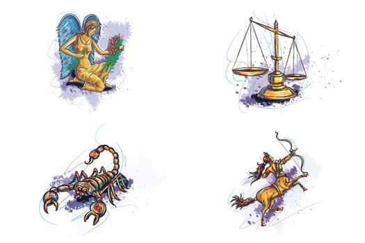 Tarot Anual de Mavé. Signos: Virgo, Libra, Escorpión y Sagitario.