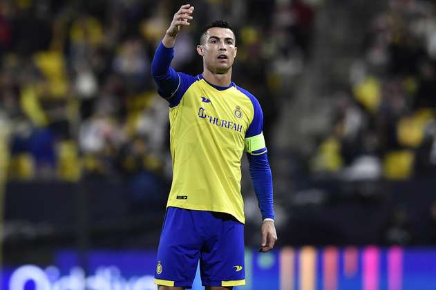 Video: el primer gol de Cristiano Ronaldo en Arabia salvó a su equipo de la debacle