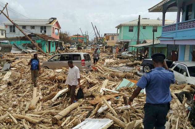 Así quedó Dominica, la isla donde vive Sofía Gómez, tras el paso del huracán María  