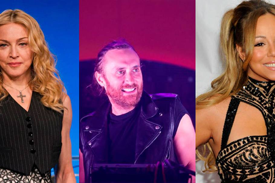 Madonna, David Guetta y Mariah Carey se unen al club de los solteros