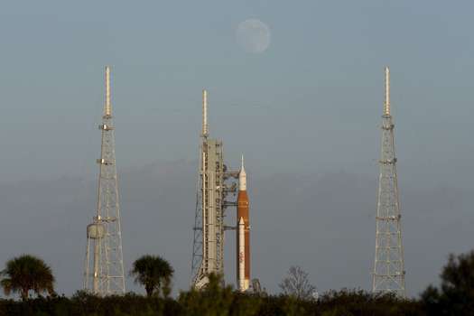 El lanzamiento se ha postergado varias veces. EFE/EPA/NASA/Joel Kowsky 
