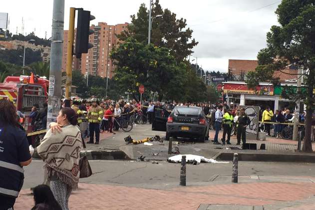 Desmayo de conductora habría causado grave accidente de tránsito en Bogotá 