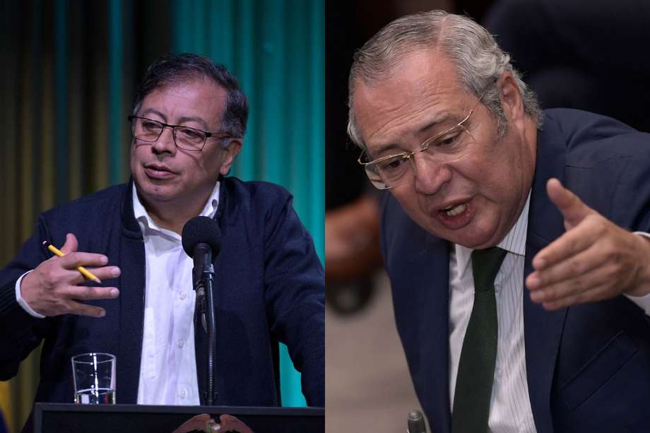 El presidente Gustavo Petro y el senador Iván Name entraron en una controversia en redes sociales.