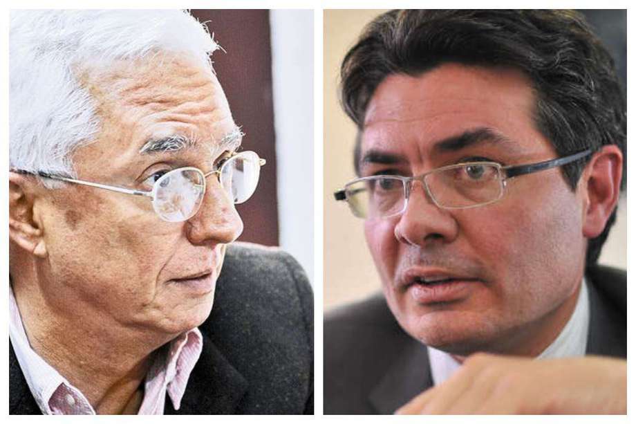 Si bien Robledo (izquierda) dijo que la Coalición acordó que las candidaturas a la Presidencia se analizarán caso por caso, aseguró que hasta ahora no han tenido ninguna solicitud del exministro Gaviria (derecha).
