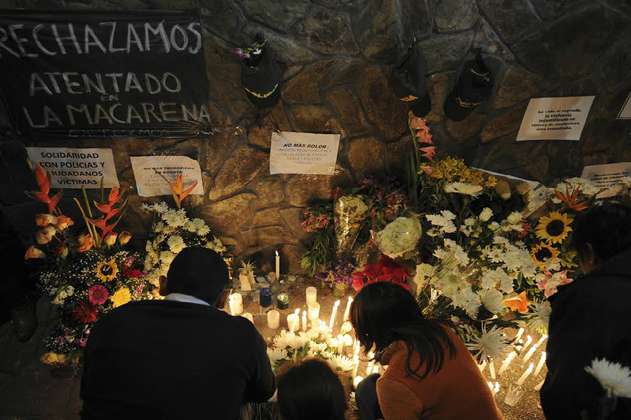 Homenaje de paz en La Macarena 