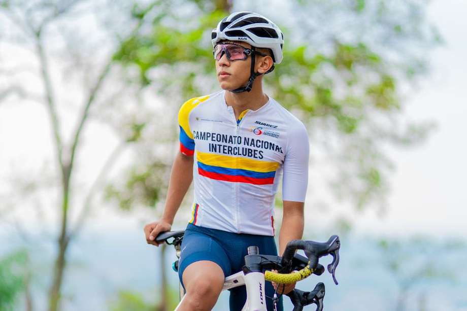 Róbinson Rincón, promesa del ciclismo nacional.