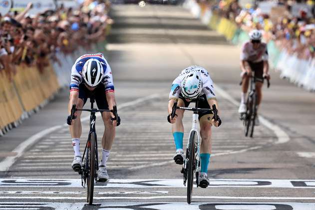 Tour de Francia: el foto finish declaró ganador a Matej Mohoric en la etapa 19