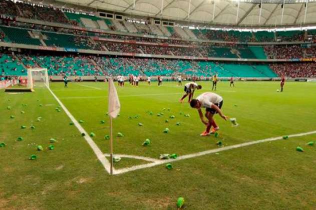 Reemplazo de las vuvuzelas tuvo un mal debut en Brasil