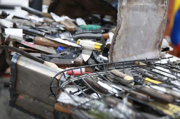 Plan desarme ha sacado de circulación 128.468 armas en Bogotá 