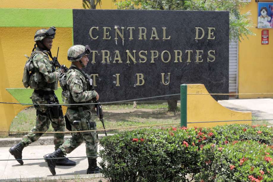 En el Catatumbo operan tropas adscritas a la Segunda División del Ejército con sede en Bucaramanga./ AFP