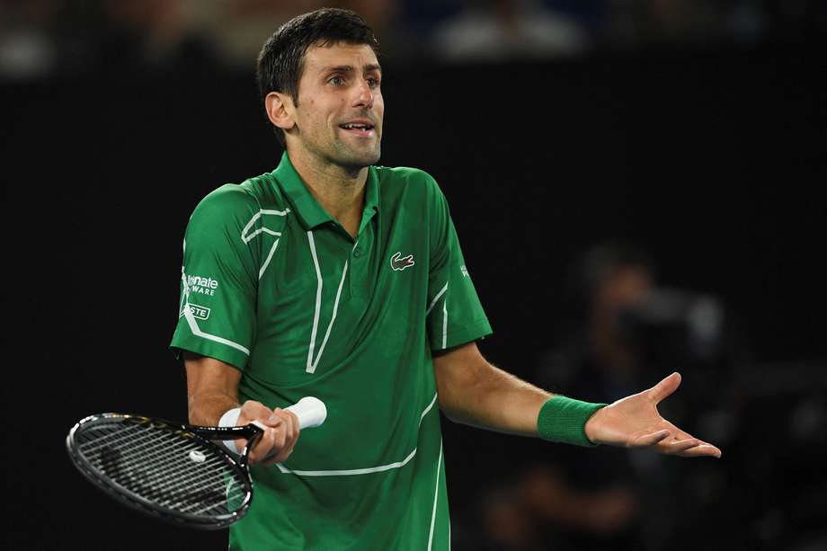 Novak Djokovic, tenista serbio que es número uno en la clasificación mundial de la ATP.