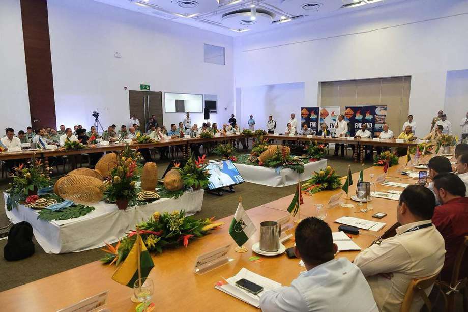 Los gobernadores se reunieron en Cartagena en la cumbre del FND la semana pasada.