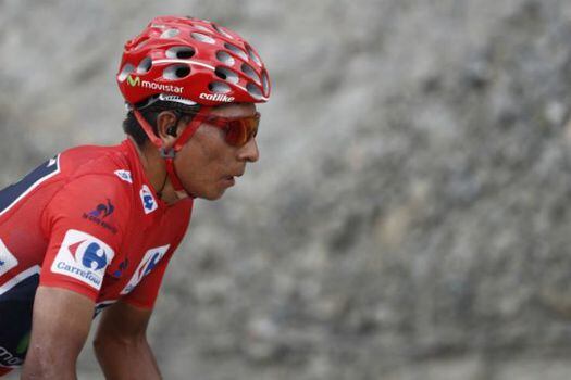 Nairo Quintana, pedalista del Movistar Team. Foto: AFP
