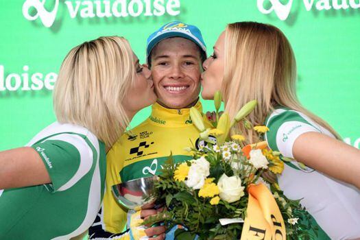 Miguel Ángel López se coronó campeón del Tour de Suiza. Foto: Astana