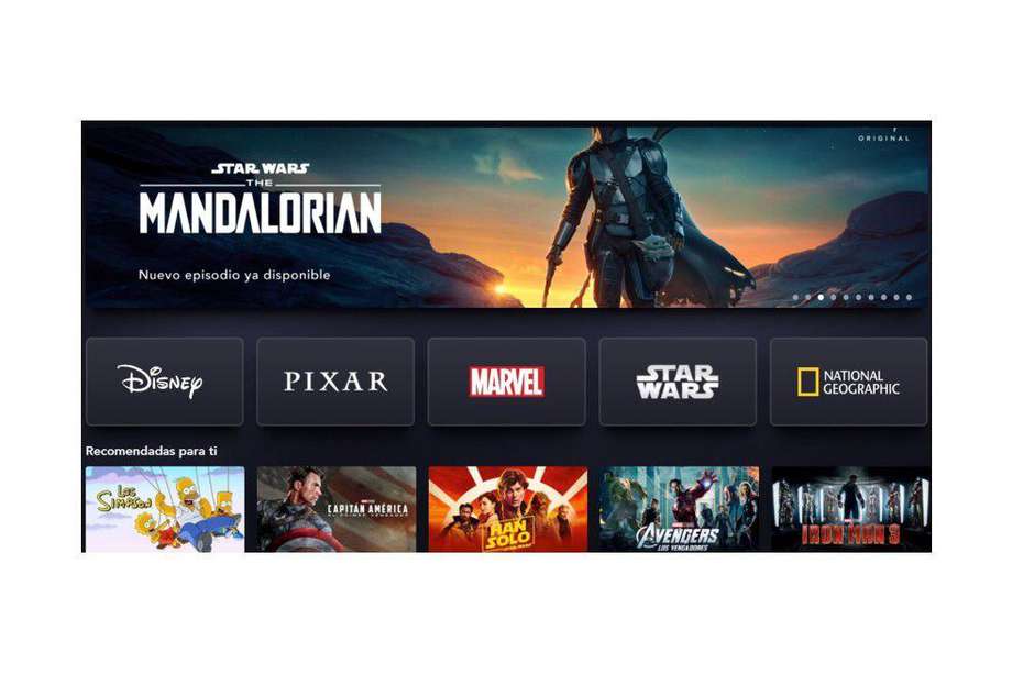 Disney+ ofrece película, series y documentales que se podrán disfrutar hasta en cuatro pantallas en simultáneo.
