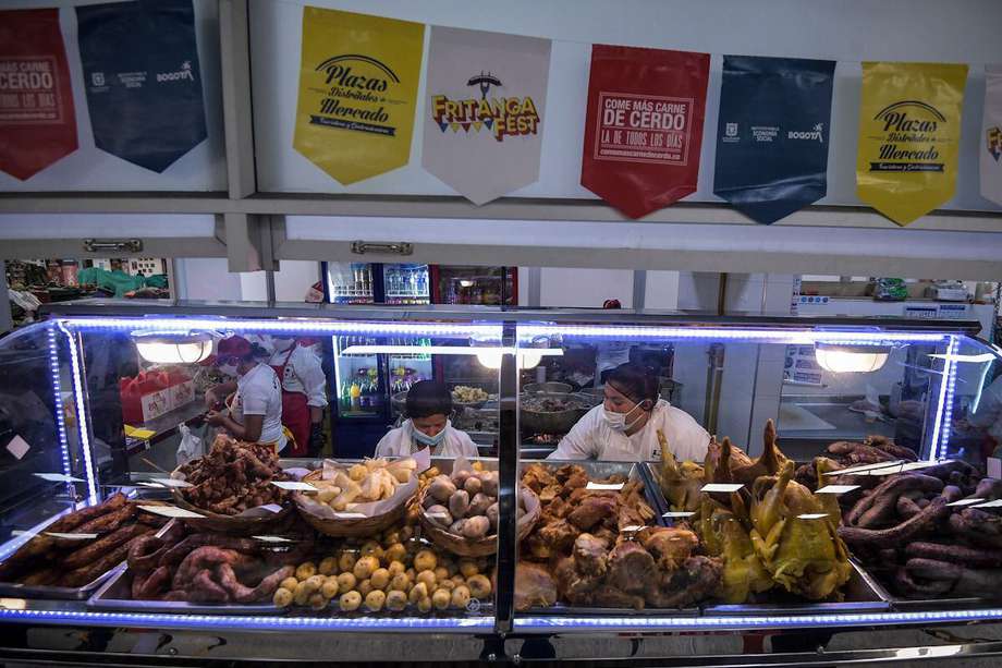 La mayoría de productos provienen de alimentos de la Región Metropolitana de Bogotá. 