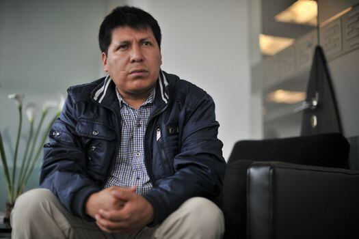 Rider Nastacuas es el consejero mayor de la Unidad Indígena del Pueblo Awá desde junio de 2016./ Óscar Pérez.