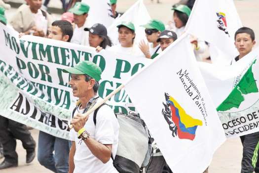 La organización Somos Defensores calculó en 2015 que cada seis días muere un líder social en Colombia. /  / AFP
