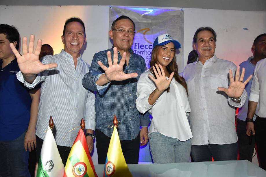 Betsy Liliana Díaz, hija de Diomedes Díaz, compartió su candidatura al Concejo de Barranquilla este 27 de julio.