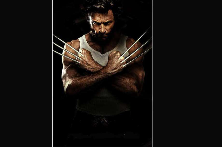 Hugh Jackman como "Wolverine".