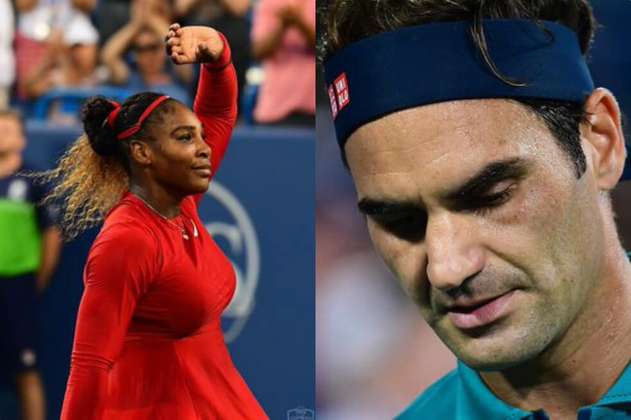 Serena se retiró por lesión y Federer debutó con triunfo en el Masters 1.000 de Cincinnati