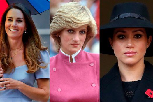 Descubre los looks que Meghan Markle y Kate Middleton han lucido en honor a Lady Di.