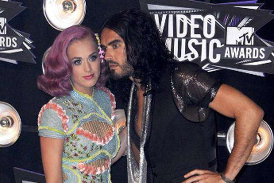 Katy Perry y Russell Brand en 2011. / AFP