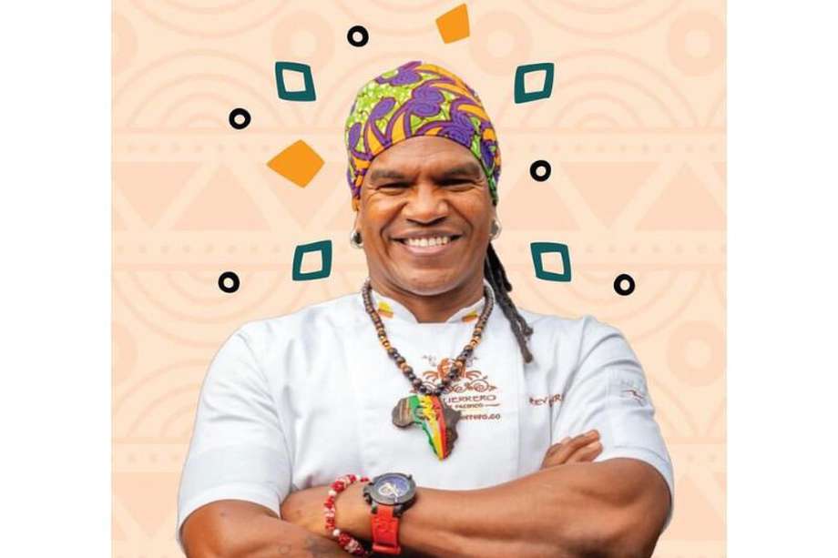 Rey Guerrero lleva dos décadas cocinando para demostrar lo valioso de la gastronomía y la cultura afro. 