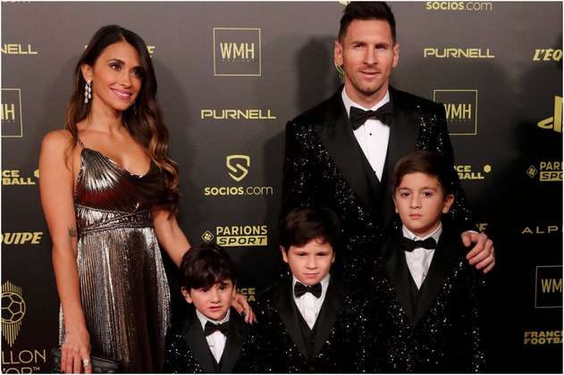 Messi y el gesto de respeto con su esposa en la gala del Balón de Oro