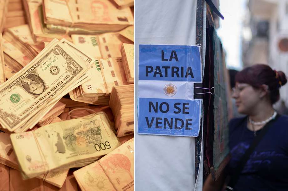 "Realmente el peso sólo existe nominalmente. La Argentina se regula con el dólar desde hace mucho tiempo. Diría que desde la época de la dictadura todas las grandes transacciones se hacen en dólares, la gente ahorra en dólares, piensa en dólares, tiene dólares", opina un ciudadano.